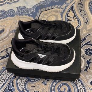 Adidas Black and White Kids' Sneakers